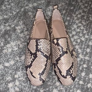 Snakeskin Loafers